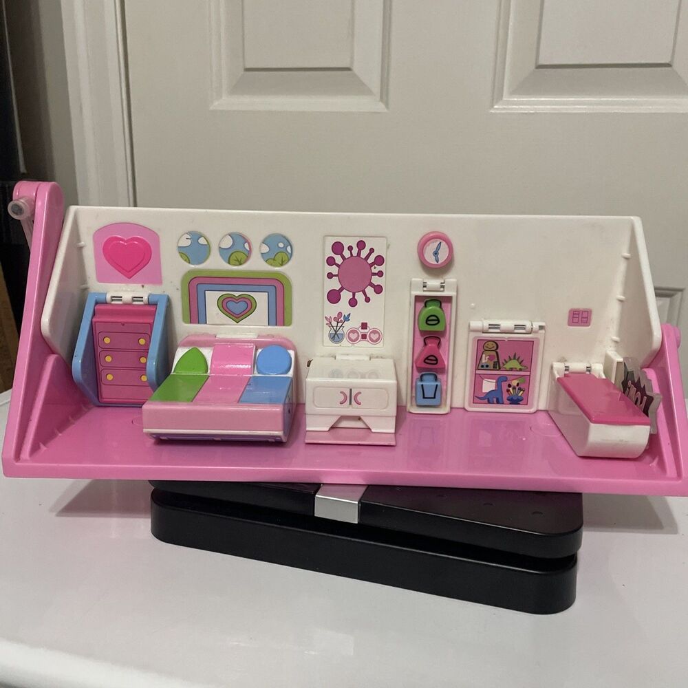 Vtg Rare Powerpuff Girls 2 in 1 Flip to Action Playset Transformation Lab Toy